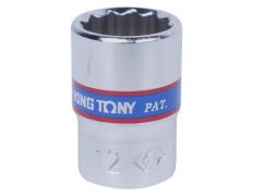 Головка торцевая стандартная двенадцатигранная 1/4", 12 мм KING TONY 233012M