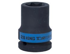 Головка торцевая ударная TORX Е-стандарт 3/4", E28, L = 56 мм KING TONY 657528M