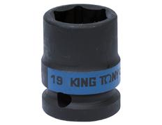 Головка торцевая ударная шестигранная 1/2", 19 мм KING TONY 453519M