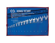 Набор комбинированных ключей, 10-32 мм, 14 предметов KING TONY 1214MRN01