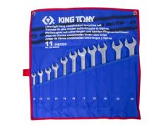 Набор комбинированных удлиненных ключей, 8-24 мм, 11 предметов KING TONY 12A1MRN