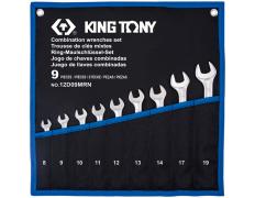 Набор комбинированных удлиненных ключей, 6-13 мм, чехол из теторона, 8 предметов KING TONY 12C8MRN