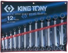 Набор накидных ключей, 6-32 мм, 12 предметов KING TONY 1712MR
