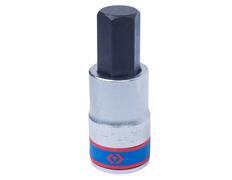 Насадка (бита) торцевая 1/2", HEX, 14 мм, L = 60 мм KING TONY 402514