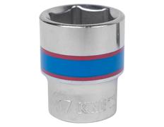 Головка торцевая стандартная шестигранная 3/8", 17 мм KING TONY 333517M