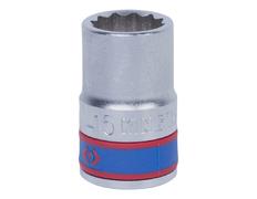 Головка торцевая стандартная двенадцатигранная 1/2", 15 мм KING TONY 433015M