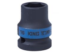 Головка торцевая ударная шестигранная 1/2", 16 мм KING TONY 453516M