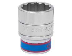 Головка торцевая стандартная двенадцатигранная 3/4", 32 мм KING TONY 633032M