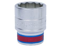 Головка торцевая стандартная двенадцатигранная 3/4", 1&5/16", дюймовая KING TONY 633042S