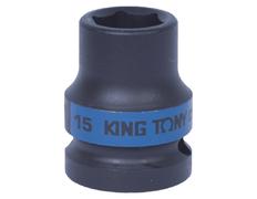 Головка торцевая ударная шестигранная 1/2", 15 мм KING TONY 453515M