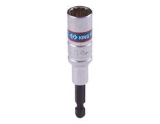 Головка для шуруповерта двенадцатигранная 1/4", 11 мм, L = 80 мм KING TONY 76B811M