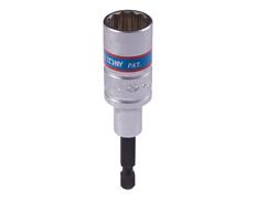 Головка для шуруповерта двенадцатигранная 1/4", 14 мм, L = 80 мм KING TONY 76B814M