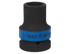 Головка торцевая глубокая ударная четырехгранная 1", 17 мм, футорочная KING TONY 853417M