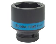 Головка торцевая ударная шестигранная 1", 55 мм KING TONY 853555M