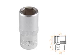 Головка торцевая стандартная шестигранная 1/4", 08 мм AFFIX AF00020008