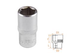 Головка торцевая стандартная шестигранная 1/4", 09 мм AFFIX AF00020009