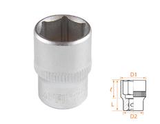 Головка торцевая стандартная шестигранная 1/4", 13 мм AFFIX AF00020013