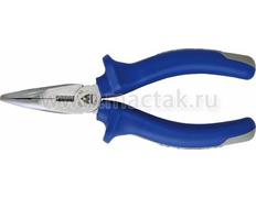 Плоскогубцы удлинённые тонкие загнутые 160 мм, держатель МАСТАК 030-11160H
