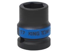 Головка торцевая ударная шестигранная 1/2", 17 мм KING TONY 453517M