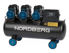 Компрессор безмасляный NORDBERG NCEO100/750 380В, ресив. 100л, 750 л/мин