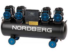 Компрессор безмасляный NORDBERG NCEO120/1000 380В, ресив. 120л, 1000 л/мин